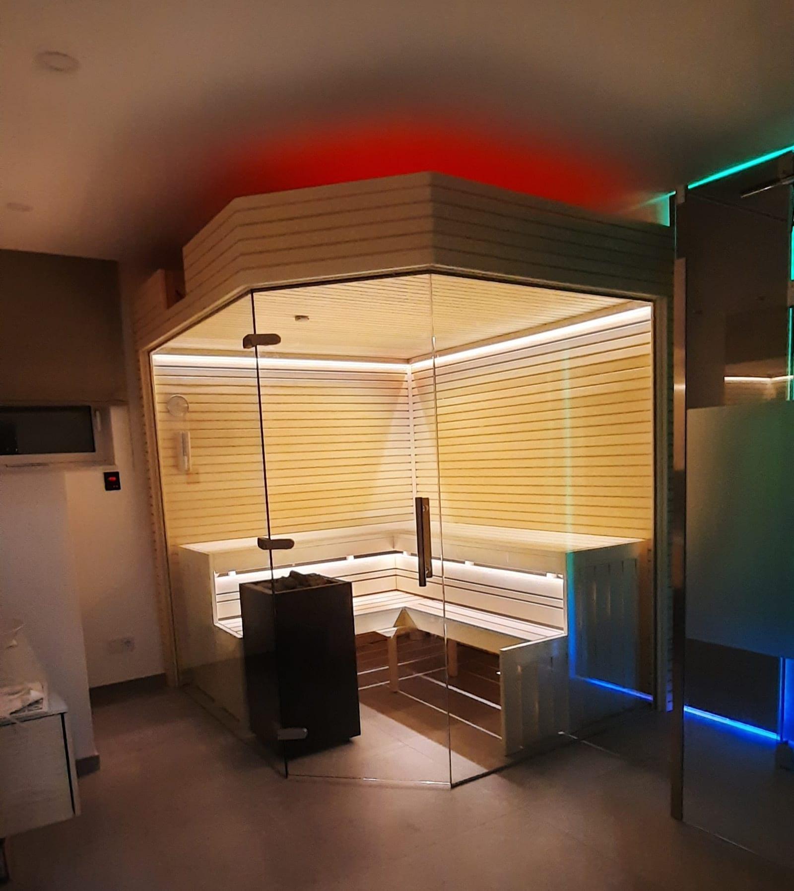 Designsauna helle Ausstattung – Wille Sauna