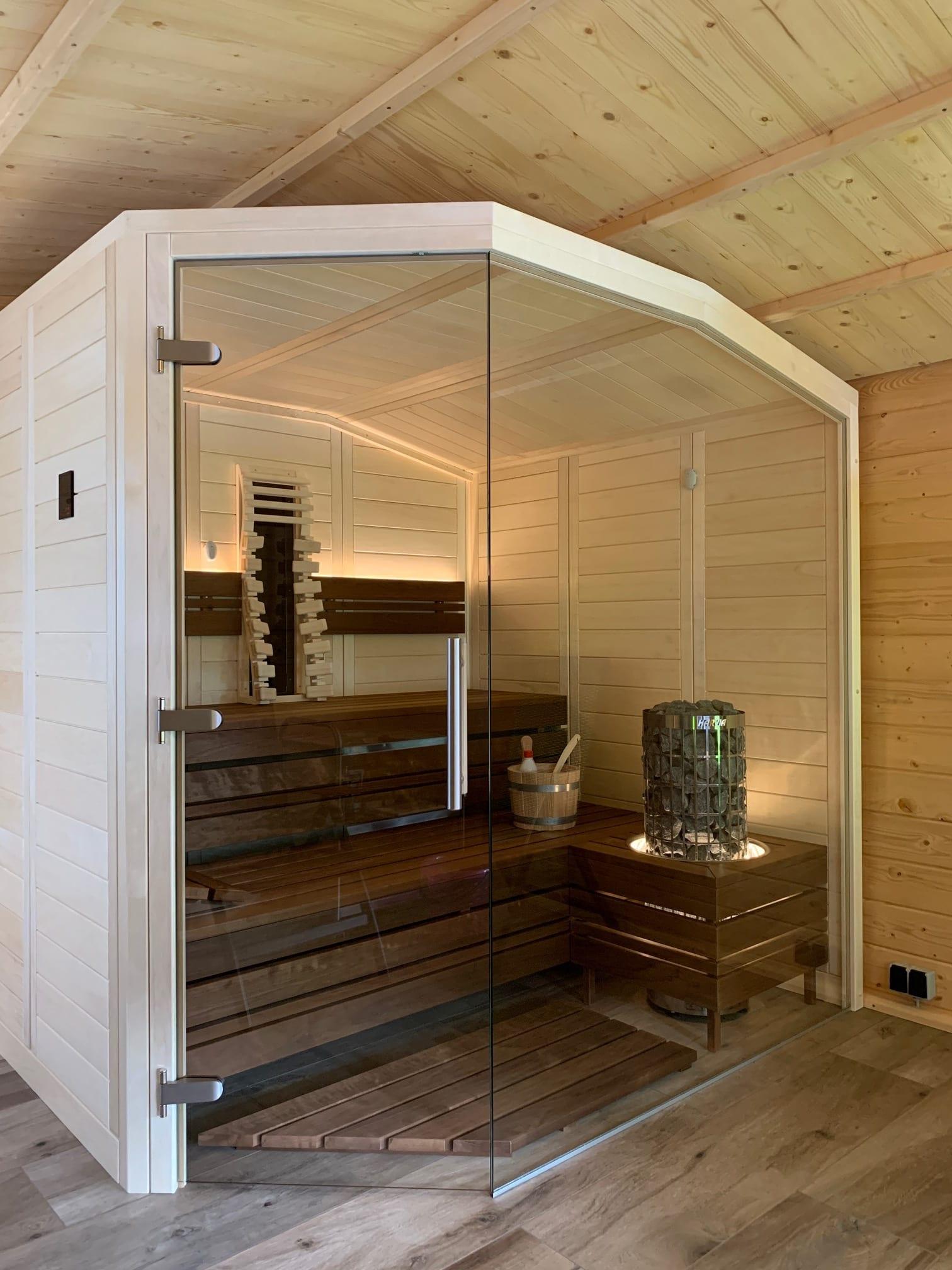 Eck Designsauna – Wille Sauna