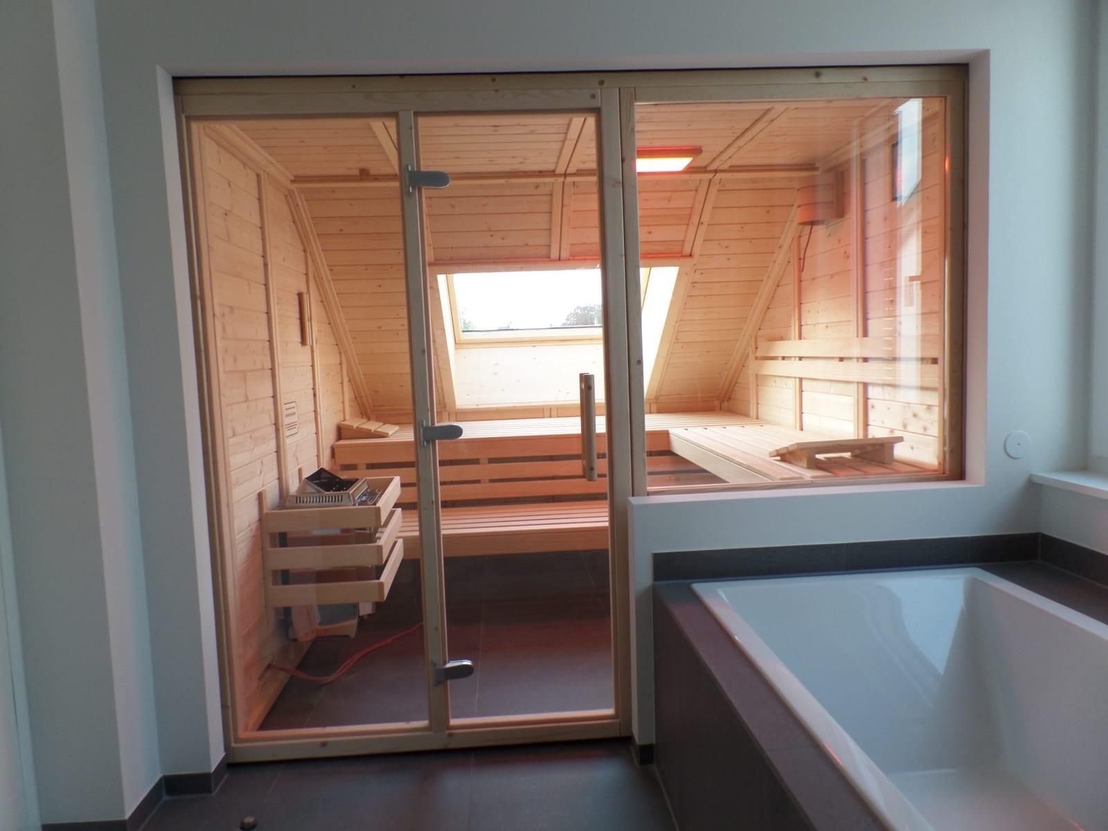 Sauna im dachgeschoss scaled – Wille Sauna