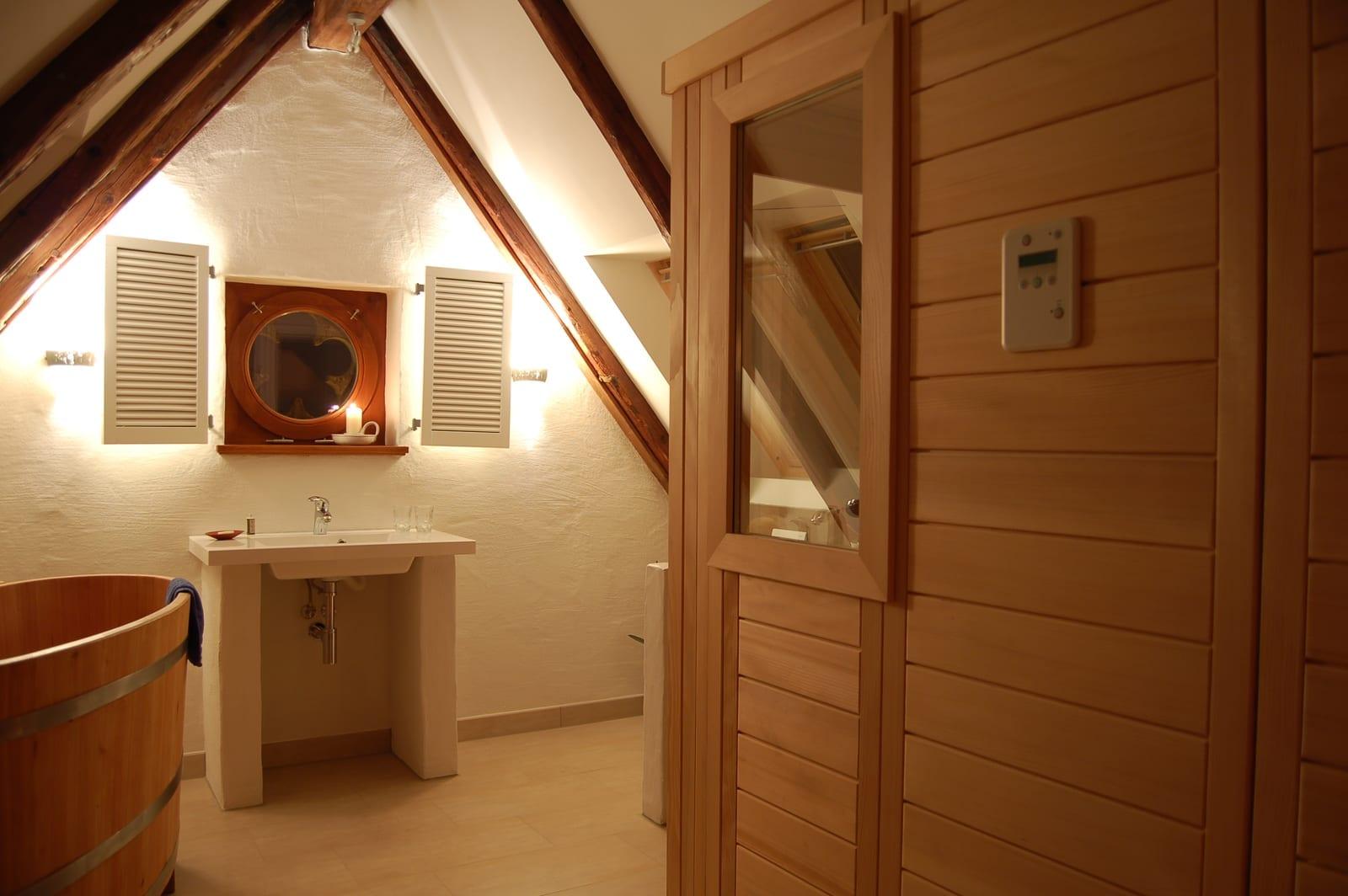 Sauna schraegdach – Wille Sauna