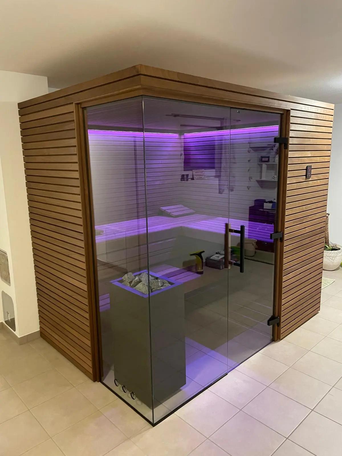 Vesuv vollholz blockbohle – Wille Sauna
